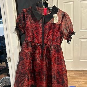 Alice in wonderland dress new with rage size medium